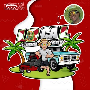 One Task At A time custom Lawn care logo | CartoonLogoX