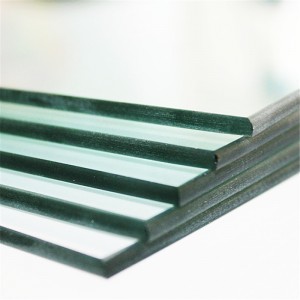 The tempering process increases the mechanical strength of glass