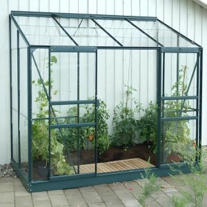 Tempered greenhouse glass undergoes a specialized heat treatment process