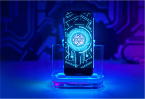 QR ai powered device concept