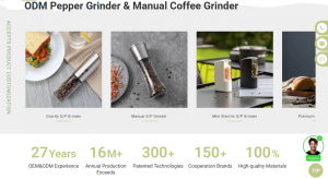 China Top Pepper Grinder Factory