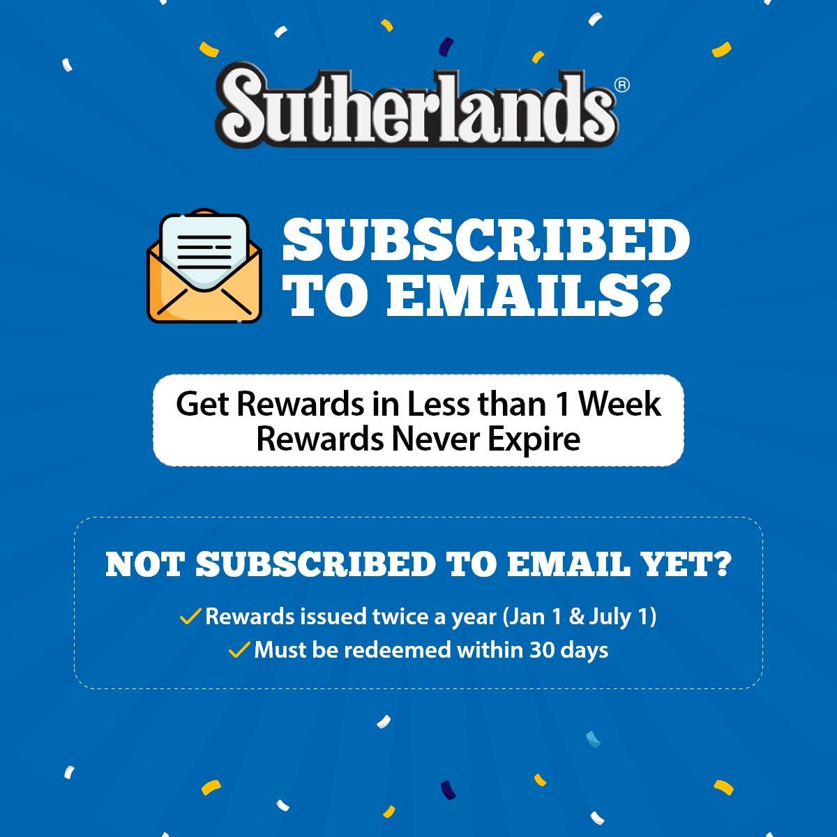 Email Opt In  Users Gets rewards