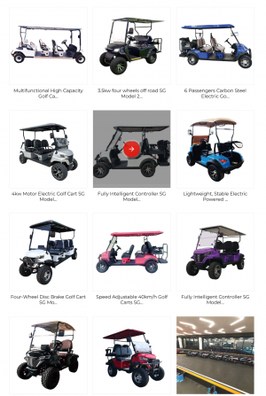 China Top Electric Golf Cart Manufacturer