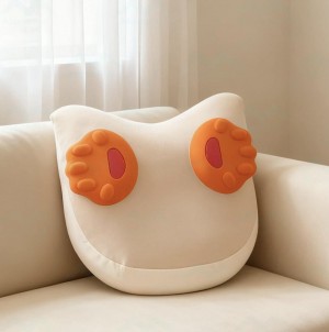 Wireless shiatsu massage cushion