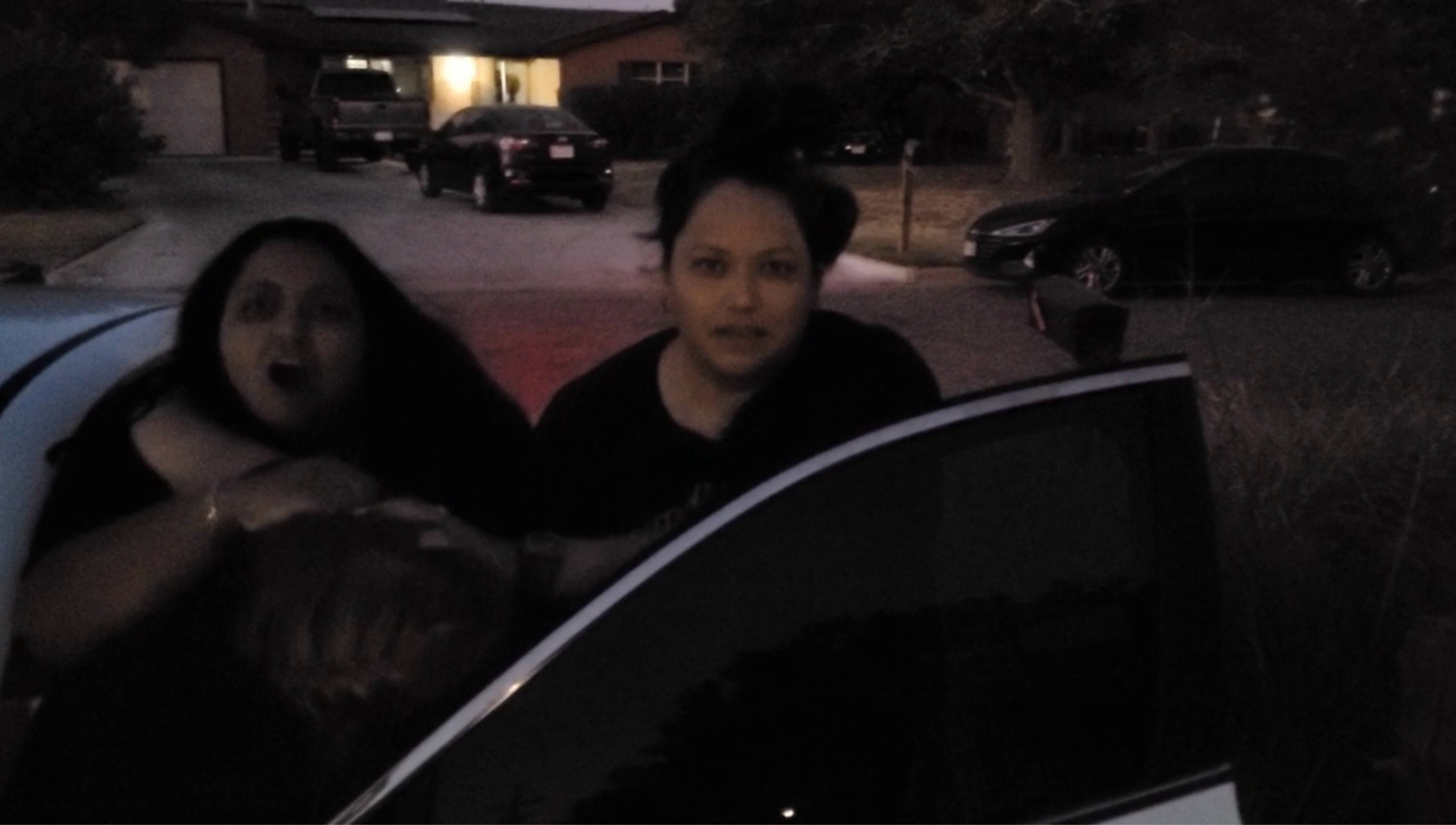 Dolores Flores left Swanna Carrillo right