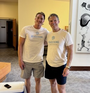 Evan Nause and Dr. Darren Burke