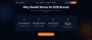 The Orange Project - Why Reddit Works for B2B Brands section