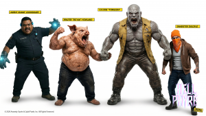 Hell PHYRE villains: Agent Chowdhury, Bo