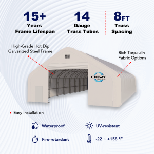 Double Truss Storage Shelter