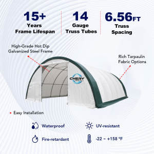 Single Truss Arch Storage Shelter
