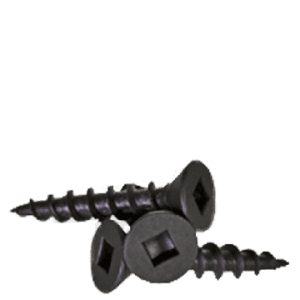 Particle Board Screws Square Flat Head Case Hardened Steel Black Phosphate