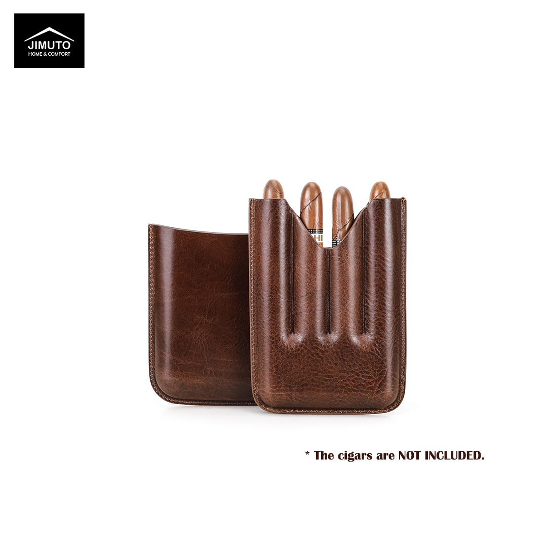 JIMUTO leather cigar case TCCCG