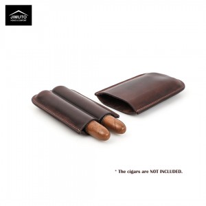 JIMUTO leather cigar case TCC-TS