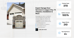Level Up Garage Door Delivers Expert Garage Door Services in League City, TX