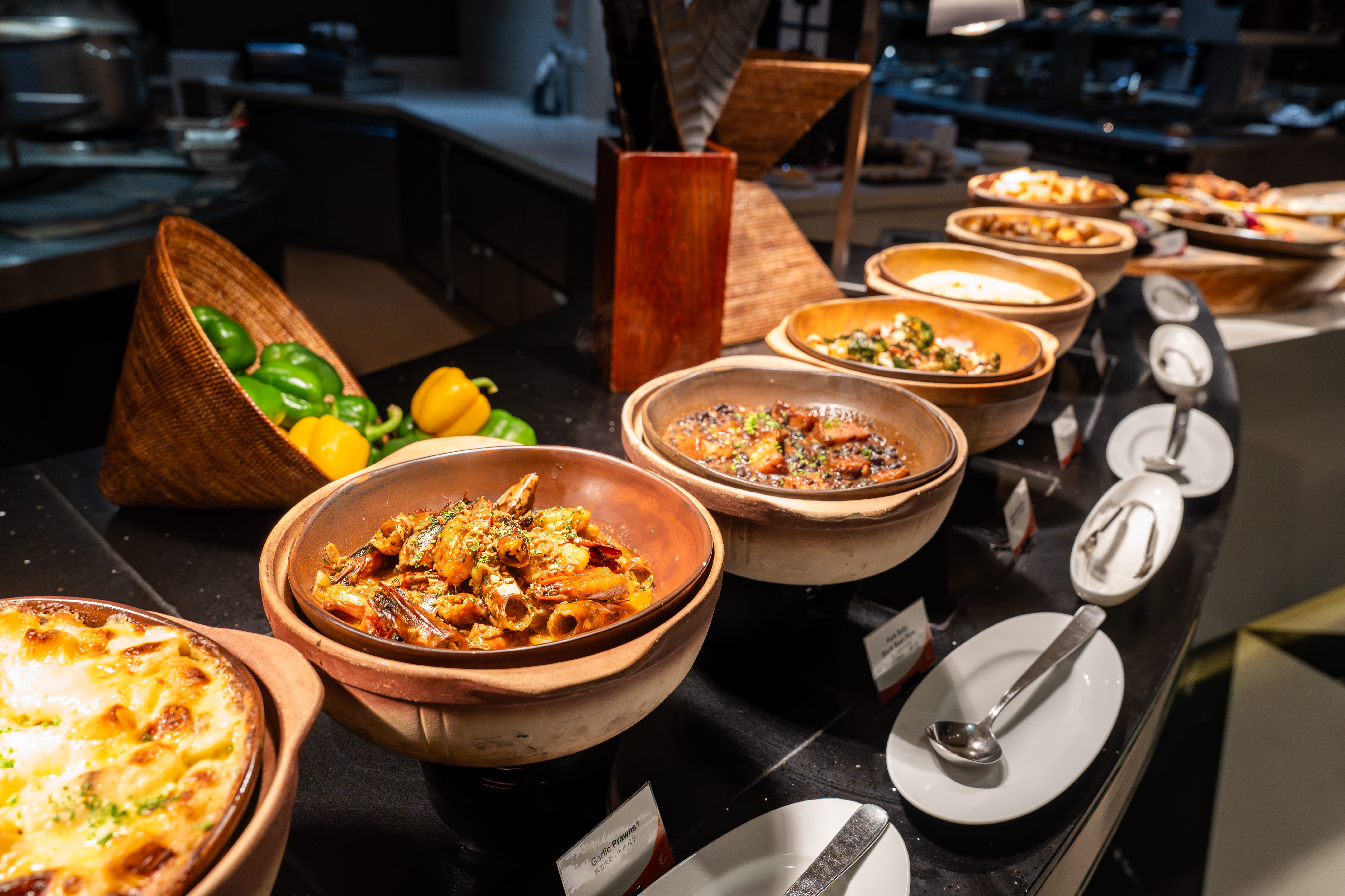 A specially curated Latin American buffet experience A specially curated Latin American buffet experience