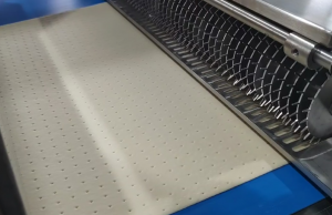 These design features allow the line to handle both green and pre fermented dough with consistent re