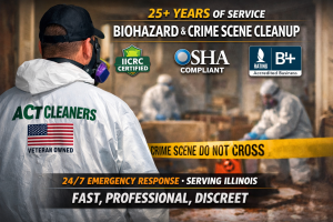 who does biohazard cleanup in rockford il