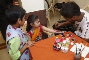 Students Body Painting 