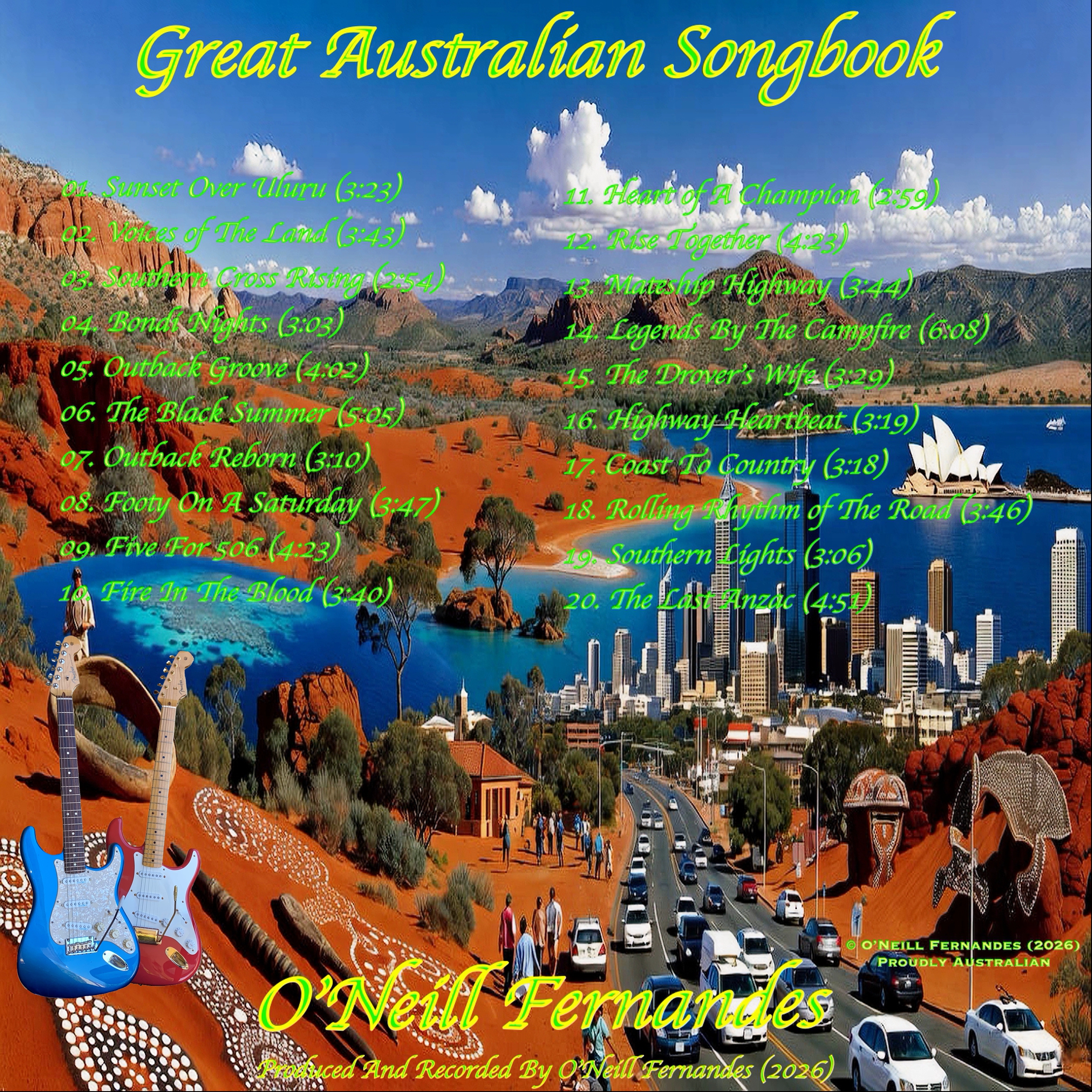 Great Australian Songbook Back Cover