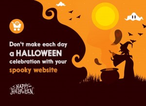 halloween website design