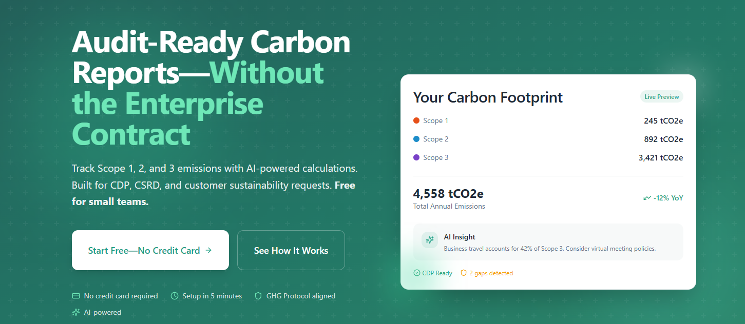 Carbon Minimizer Launches AI-Powered Platform to Simplify Carbon Emissions Tracking and ESG Compliance
