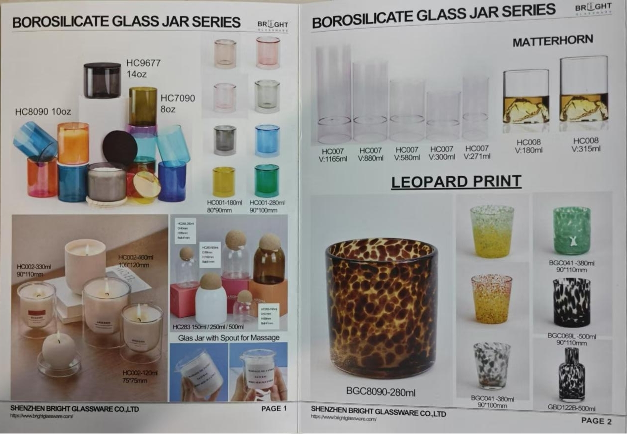 China Borosilicate Glass Candle Jar Supplier 2
