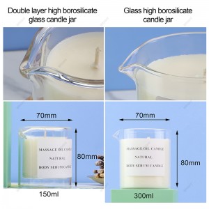 China Borosilicate Glass Candle Jar Supplier