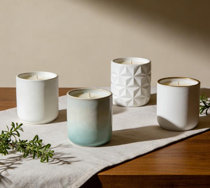 Ceramic Candle Jar Exporter from China Ceramic Candle Jar Exporter from China