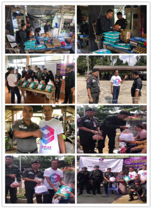 Pinnacle Global Media (PGM) partnered with the 446th Border Police Company of Thailand to conduct a charitable event.