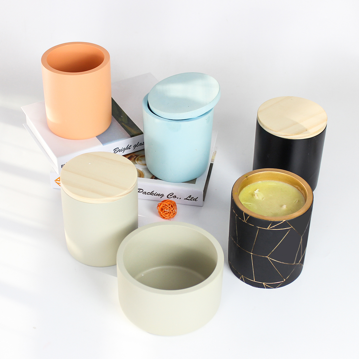 Concrete Candle Jar Company from China