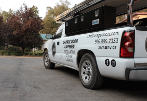 Local garage door refurbishment enhancing curb appeal in Folsom, California