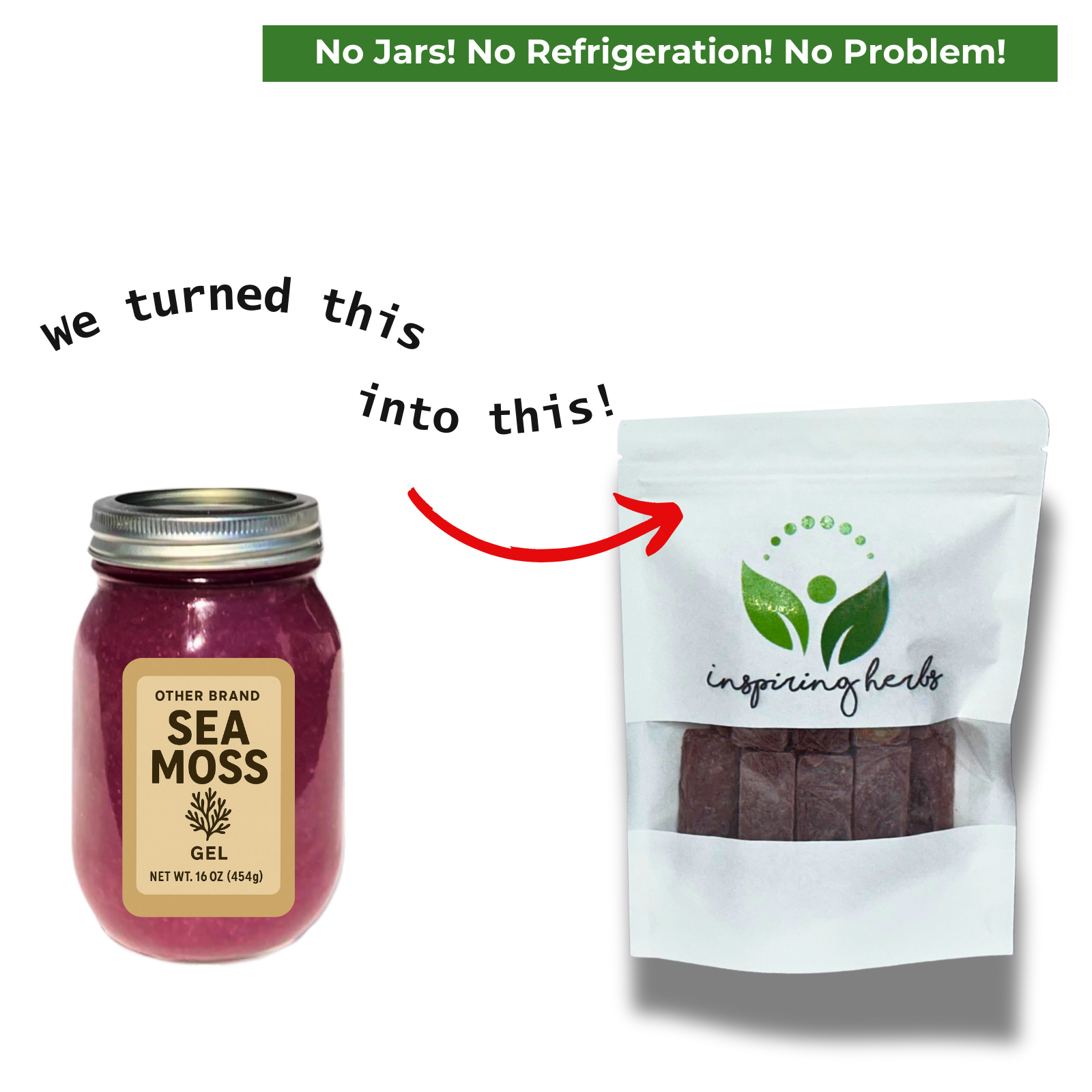 Inspiring Herbs Gold FreezeDried Sea Moss