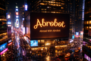 Abrobot Hoarding In Times Square