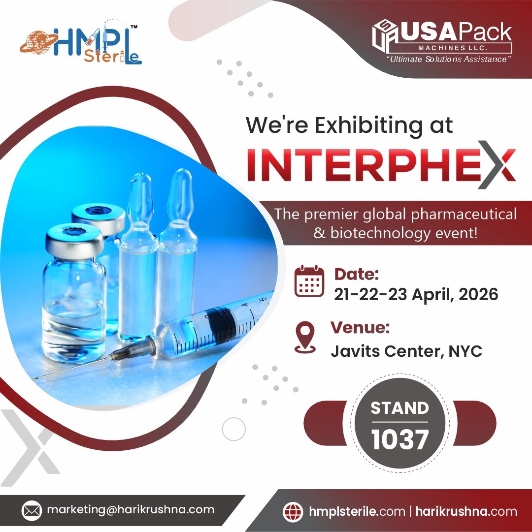 USA Pack Machines LLC Announces Participation at INTERPHEX 2026 Pharmaceutical Manufacturing Expo in New York