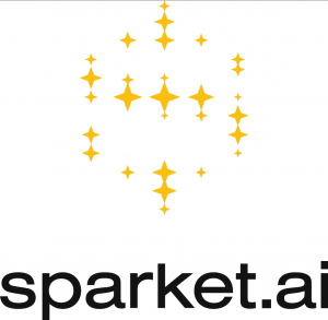 sparket ai logo black text