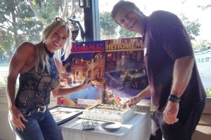 Debbie and Ralph Harris cut the cake and are ready for many more years to come.