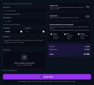 Screenshot 2026 02 07 at 11 43 22 Solana Token Creator Solana Token Creator Create SPL Token Now No 