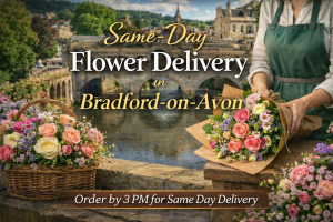 Same day floral delivery in Bradford on Avon