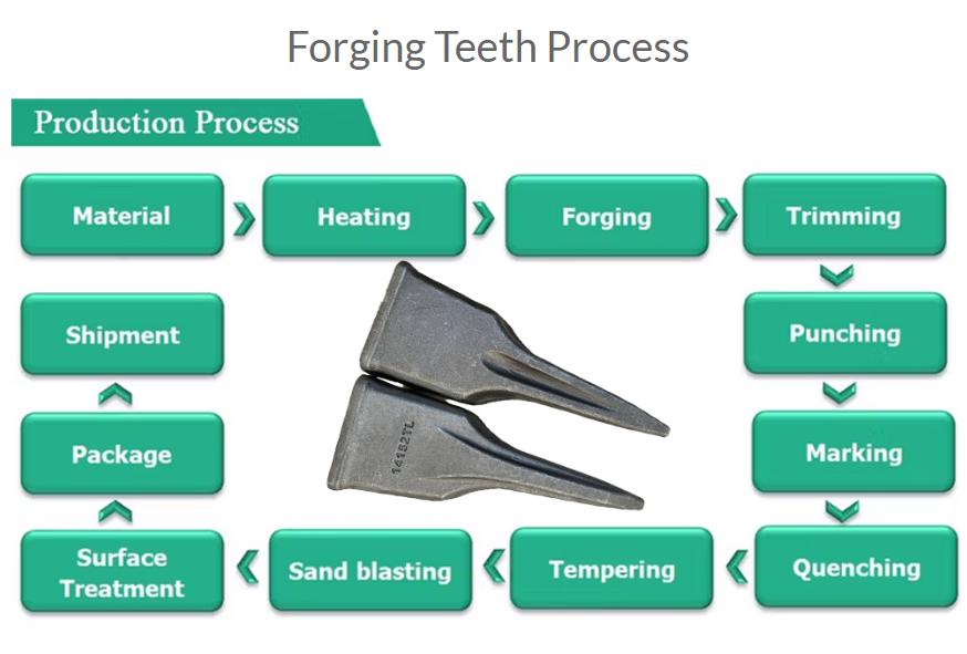 Global Leading High Quality Forged Bucket Teeth 2