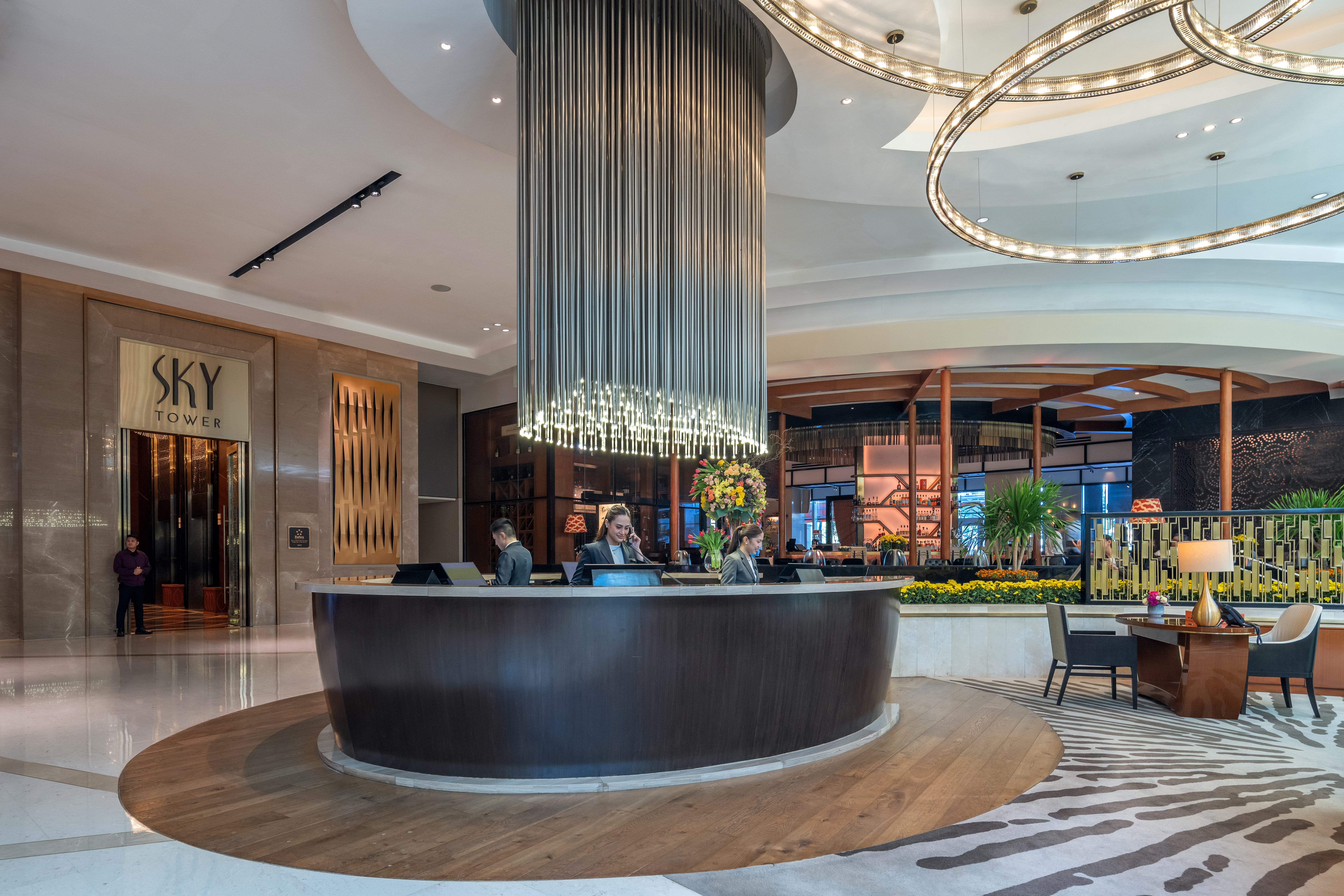 Sky Tower Lobby Solaire Resort Entertainment City