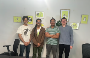 CEO James Laden with Dev Team