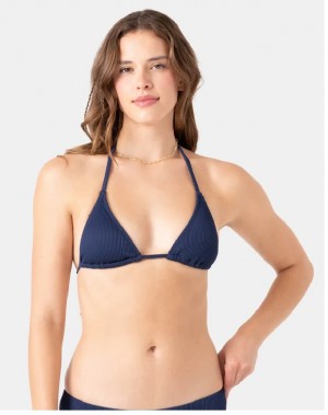 Roxy Womens Bikini Top Rib Roxy Love Tiki Triangle