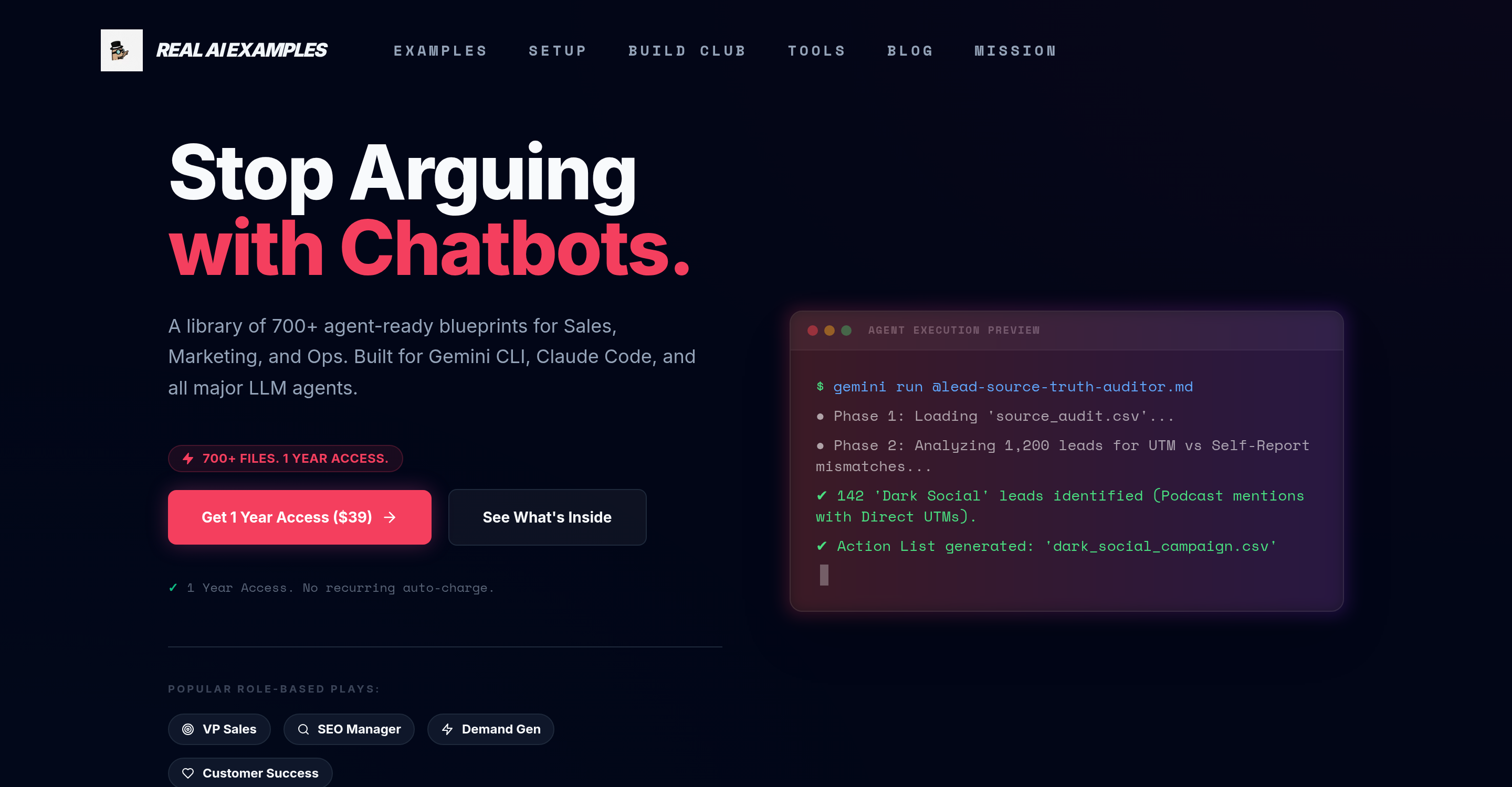 Real AI Examples introduces a library of practical AI blueprints designed for business professionals.