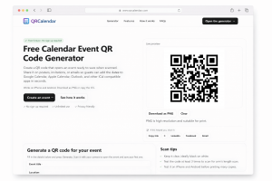 QRCalendar web browser