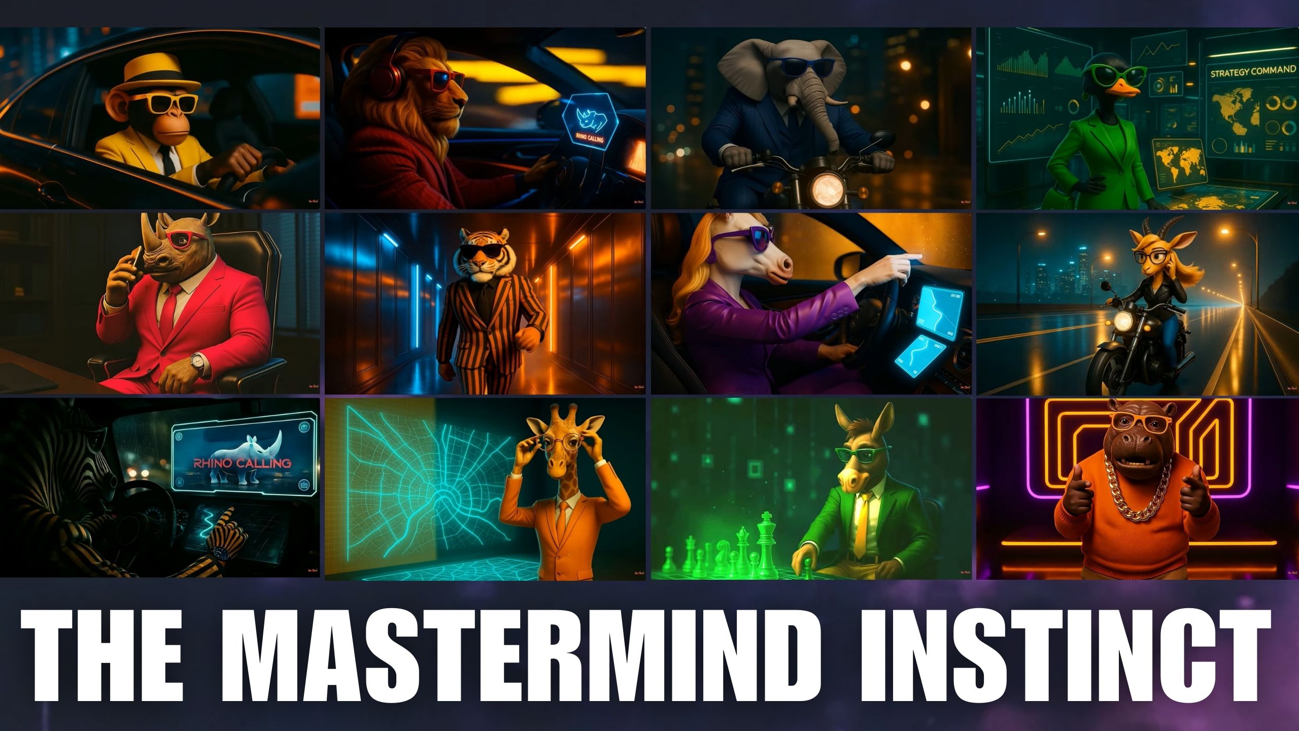 The characters are not background cartoons Each one stands for something