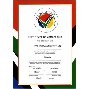NPS Achieve Proudly South African Certificate 