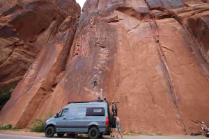 striking red rock formation