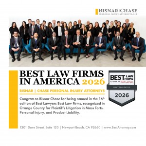 Best Law Firms 2026 - Bisnar Chase Personal Injury Attorneys, LLP