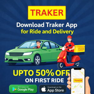 Traker Customer App Download get First Ride Free
