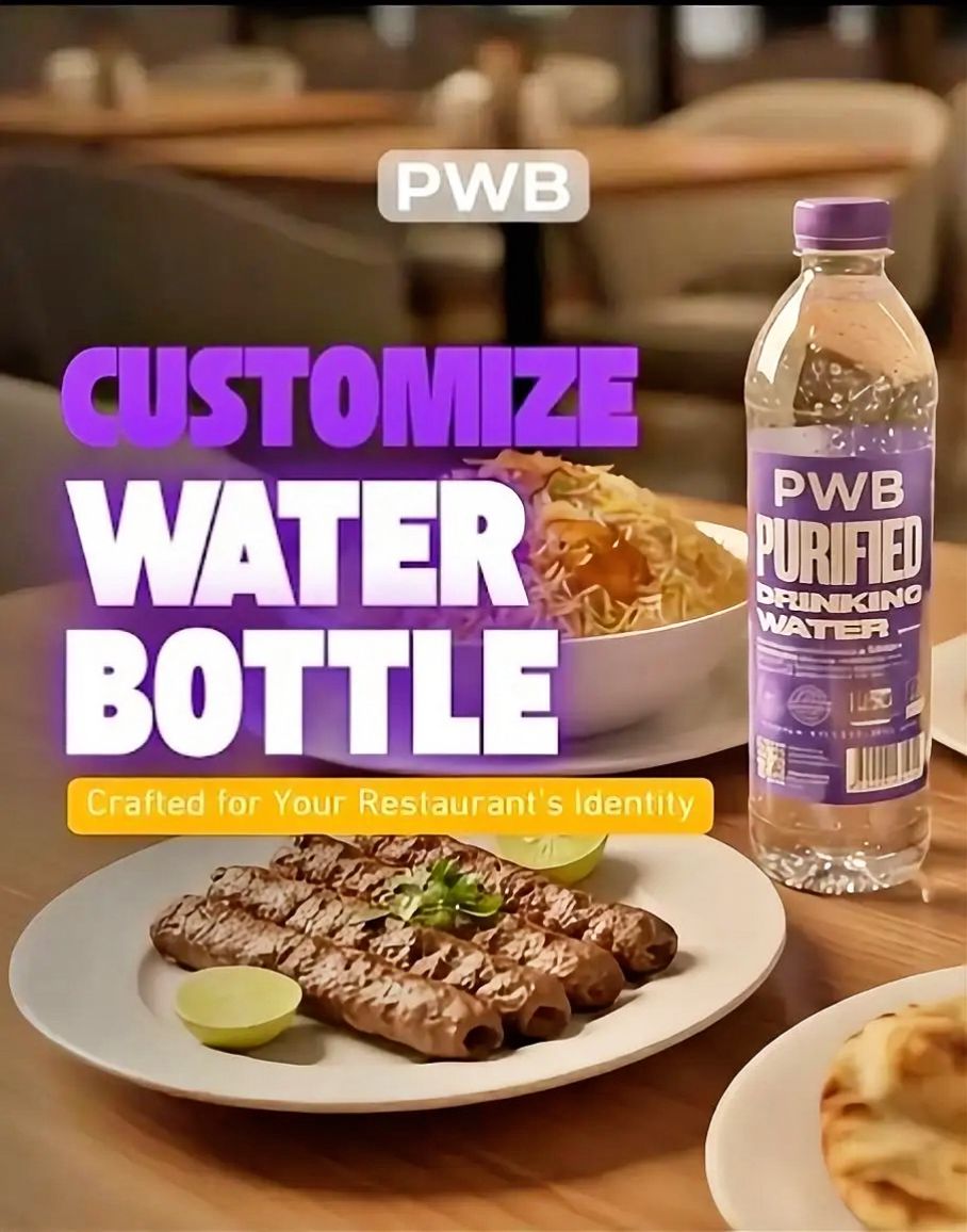 PWB Announces Custom Mineral Water Bottle Solutions for Restaurants and Events in Lahore